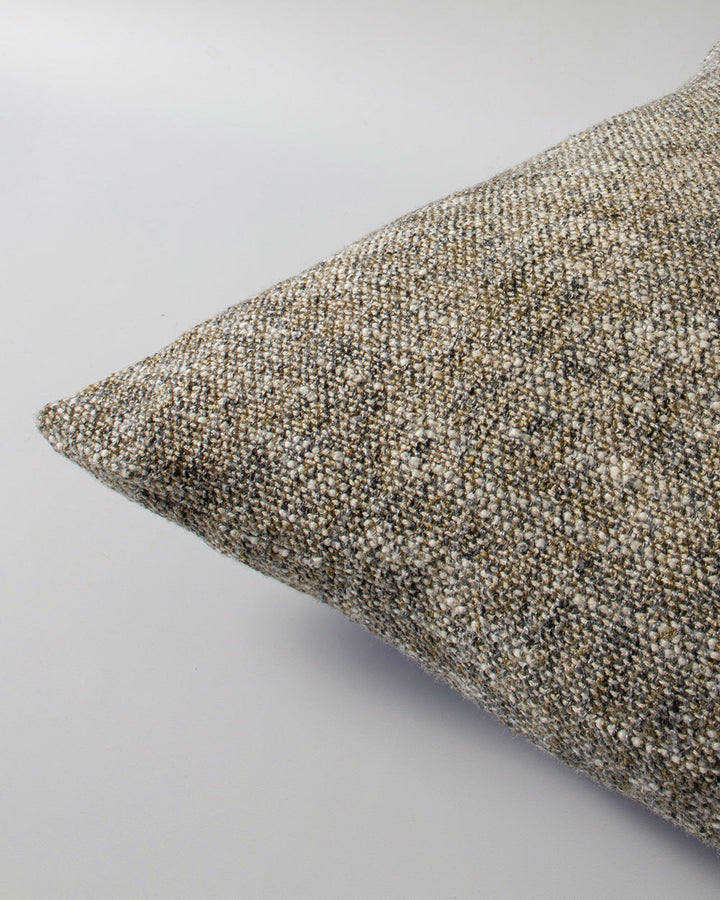 Cumbria Cushion Earthy colourways of marled yarn create the subtle tone of our Cumbria cushion. Handwoven in shades of dijon and ecru, the texture and soft mottled effect makes this a timeless piece for a grounded and restorative interior. Use as a pairin