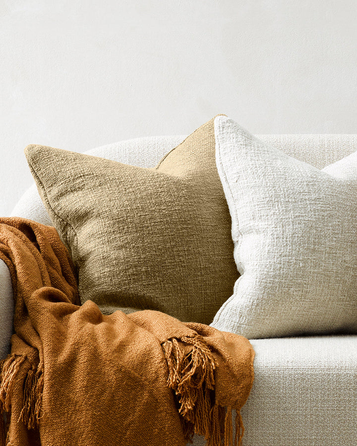 Cyprian Cushion Bring an inviting, artisan aesthetic to your interior with the exceptional texture of Cyprian. Australian Stock Buy at beon.com.au