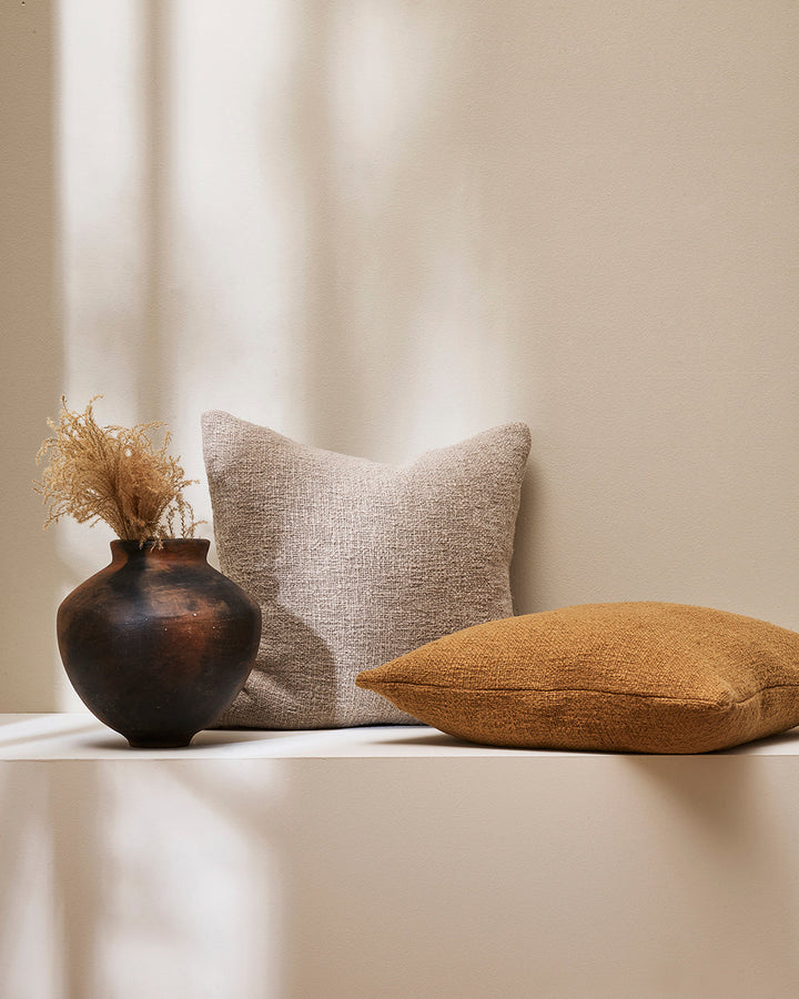 Cyprian Cushion Bring an inviting, artisan aesthetic to your interior with the exceptional texture of Cyprian. Australian Stock Buy at beon.com.au