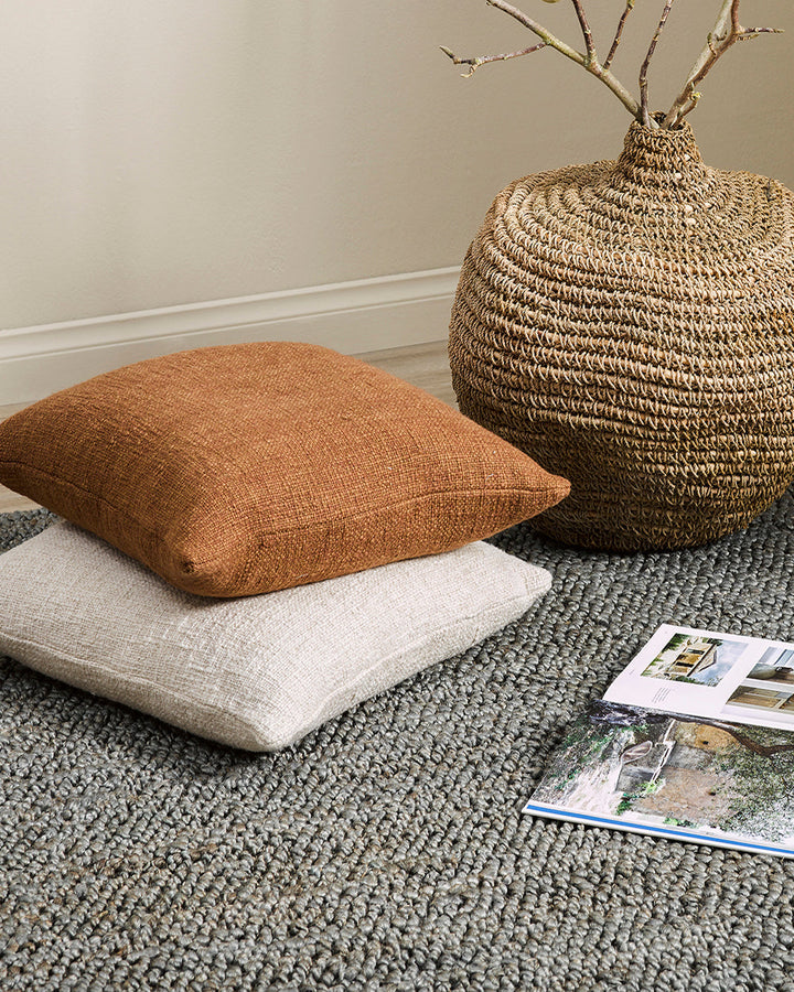 Cyprian Cushion Bring an inviting, artisan aesthetic to your interior with the exceptional texture of Cyprian. Australian Stock Buy at beon.com.au