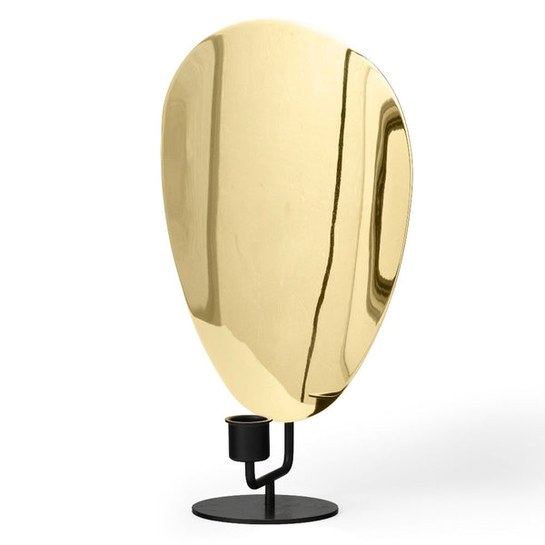 Audo CPH Flambeau CH (Height 30 cm) - Table by Audo Copenhagen - Product Information:Inspired by French modernist lighting fixtures and designed to resemble a flickering flame, Flambeau is a sculptural design with playful presence. The metal backplate mag