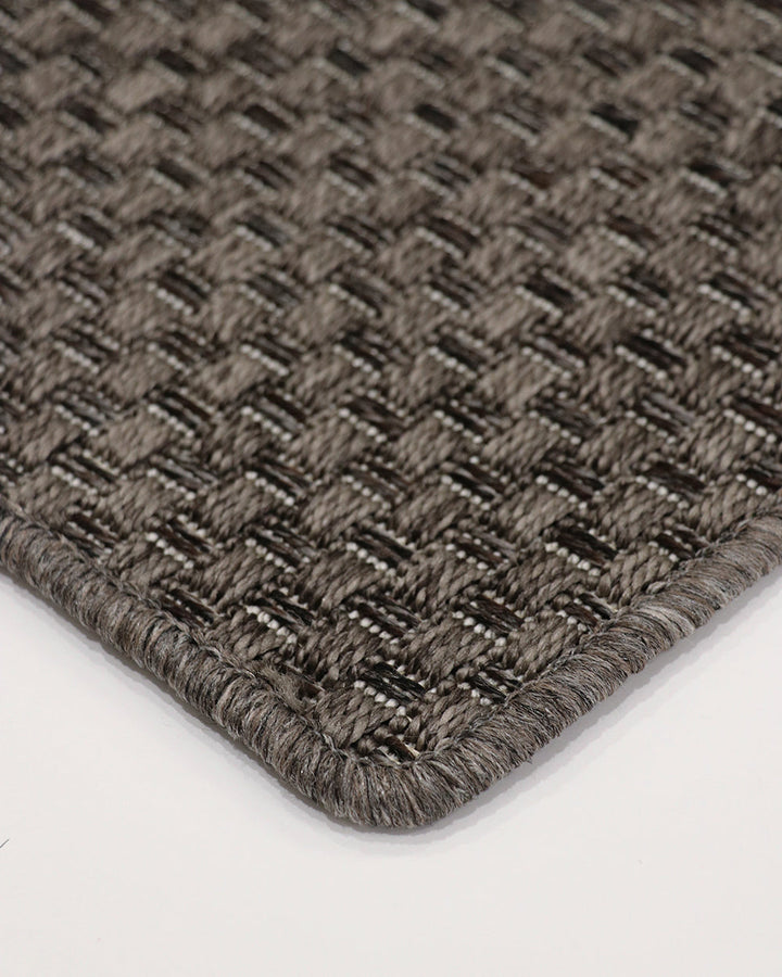 Flax Floor Rug The attractive basket-weave texture and golden tone of the Flax rug provides a great base for entertaining areas. The simple, textural design makes this piece easy to pair with flooring, furniture, and soft furnishings. Suitable for use in