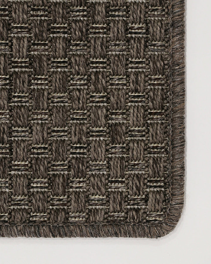 Flax Floor Rug The attractive basket-weave texture and golden tone of the Flax rug provides a great base for entertaining areas. The simple, textural design makes this piece easy to pair with flooring, furniture, and soft furnishings. Suitable for use in