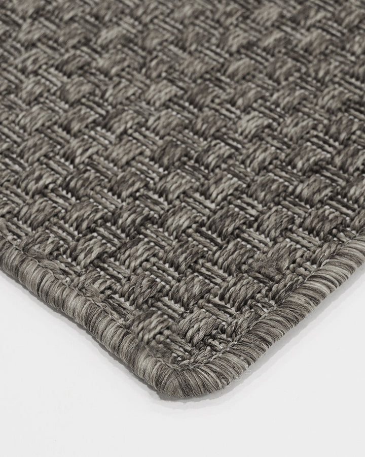 Flax Floor Rug The attractive basket-weave texture and golden tone of the Flax rug provides a great base for entertaining areas. The simple, textural design makes this piece easy to pair with flooring, furniture, and soft furnishings. Suitable for use in