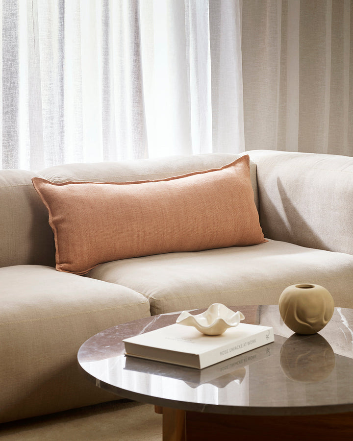 Flaxmill Clay Long Cushion