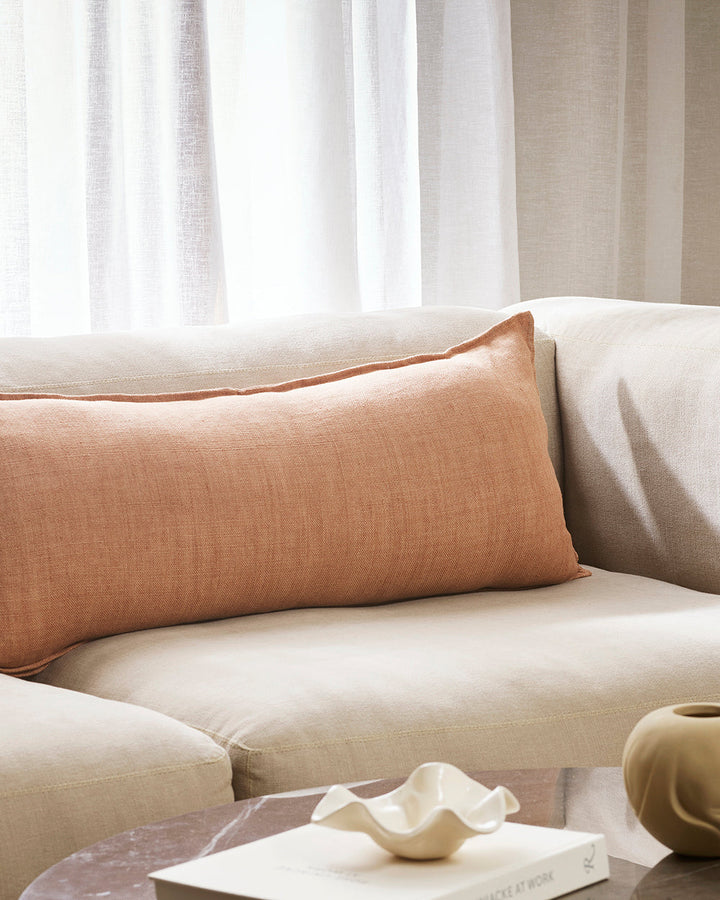 Flaxmill Clay Long Cushion