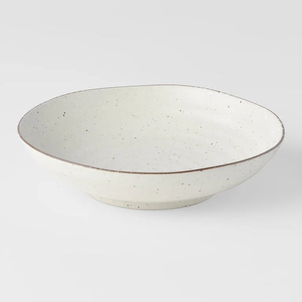 Organic Shallow Bowl 21cm / Fleck Glaze