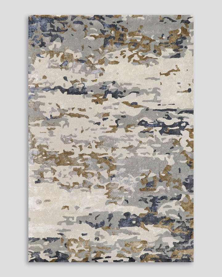 Fleur Floor Rug Embrace contemporary luxury with the bold beauty of our Fleur floor rug. Handtufted from a blend of wool and viscose, this piece creates a dramatic space with its rich colour, abstract pattern and soft underfoot texture. Emphasise featured