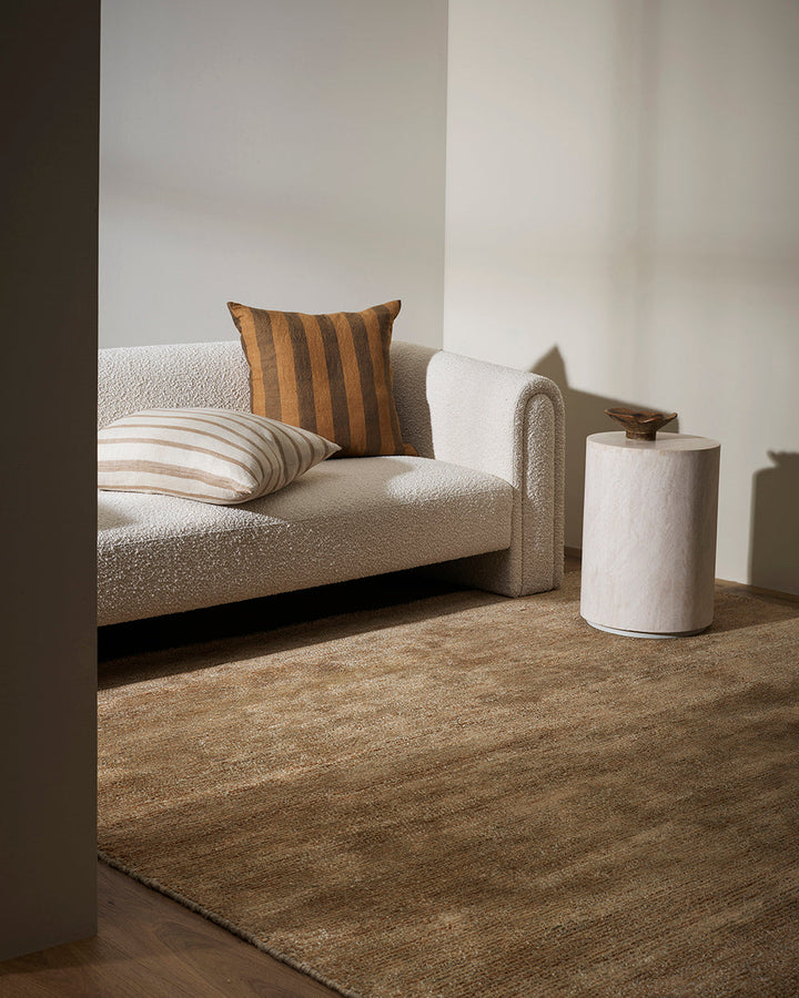 Hampton Cushion Conjure feelings of a simpler lifestyle with the understated, timeless aesthetic of our Hampton cushion. Handwoven from a blend of natural fibres, the casual stripe design is perfect for styling a pared-back, thoughtfully crafted space. Au