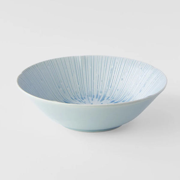 Bowl 21cm / Tsubaki Ice Blue Glaze