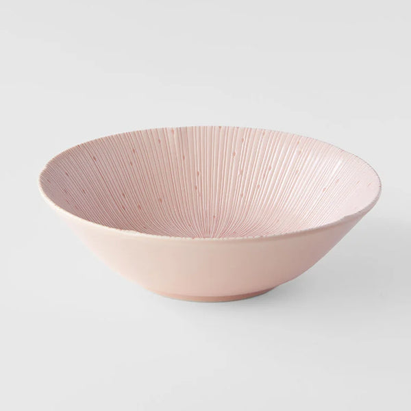 Bowl 21cm / Tsubaki Ice Sakura Pink Glaze