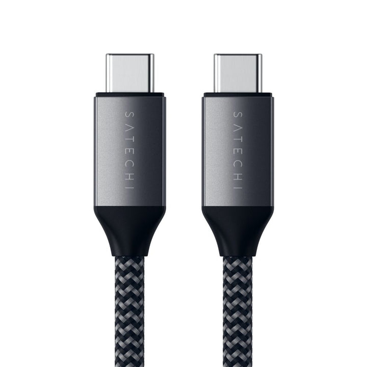 Satechi USB-C to USB-C 100W Charging Cable - 2m The Satechi USB-C to USB-C Charging Cable is your high-speed charging solution for Type-C devices. Featuring reversible USB-C connectors on each side, the cable fully supports Power Delivery and data transfe