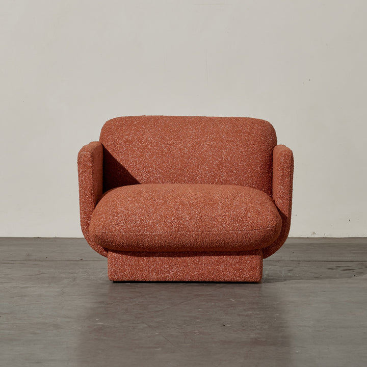 Bonnie Chair The Bonnie Chair is a luxurious and inviting armchair that combines comfort, style, and contemporary elegance. With its generous size, the Bonnie Chair offers ample space for relaxation. For enhanced comfort, the Bonnie Chair features a plush