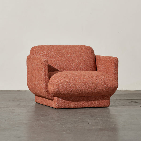 Bonnie Chair The Bonnie Chair is a luxurious and inviting armchair that combines comfort, style, and contemporary elegance. With its generous size, the Bonnie Chair offers ample space for relaxation. For enhanced comfort, the Bonnie Chair features a plush