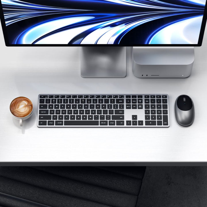 Satechi MX3 Keyboard and Mouse Combo The Satechi Slim X3 Bluetooth Backlit Keyboard and M1 Wireless Mouse complement each other perfectly, creating a modern and efficient bundle for a seamless user experience. Specially designed for Apple devices, the Sli