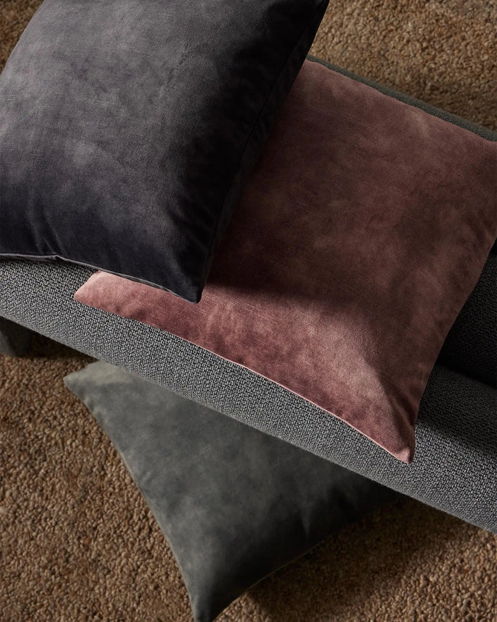 Ava Dusk - Elegant Velvet Cushion in Soft Purple Discover the luxurious Ava Dusk cushion in soft purple. Perfect for any decor with its rich texture and low maintenance design.