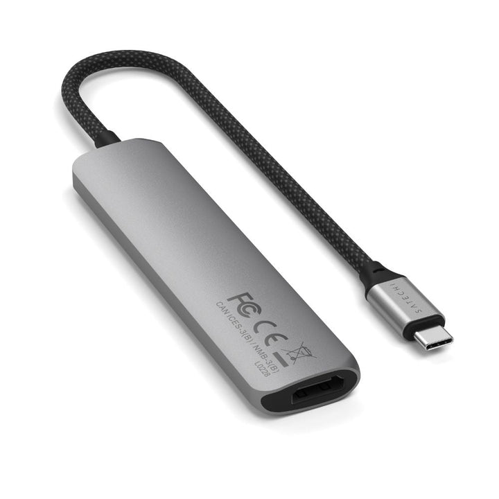 Satechi 6-in-1 USB-C Slim Multiport Adapter Grey