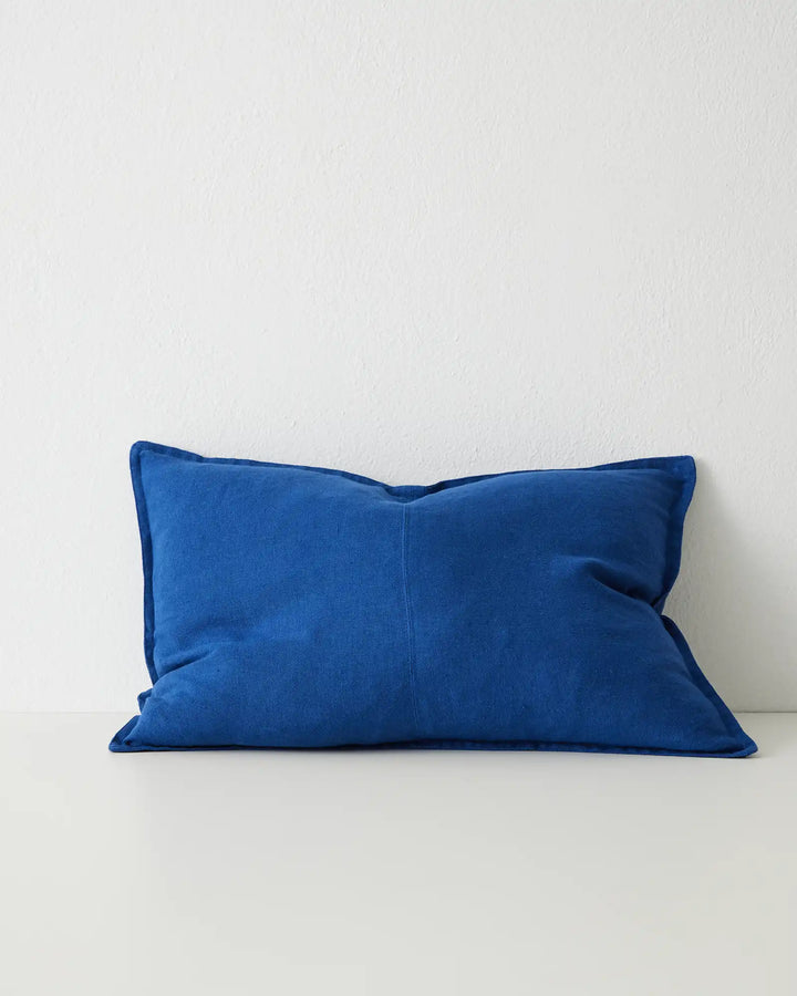 Como Cobalt Crafted from the highest quality European Linen sourced from France and Italy, our Como range is stone-washed, giving the fabric a soft, matte, vintage texture that mutes any shine, making it feel tactile and refined.Como Cobalt is a coastal-i