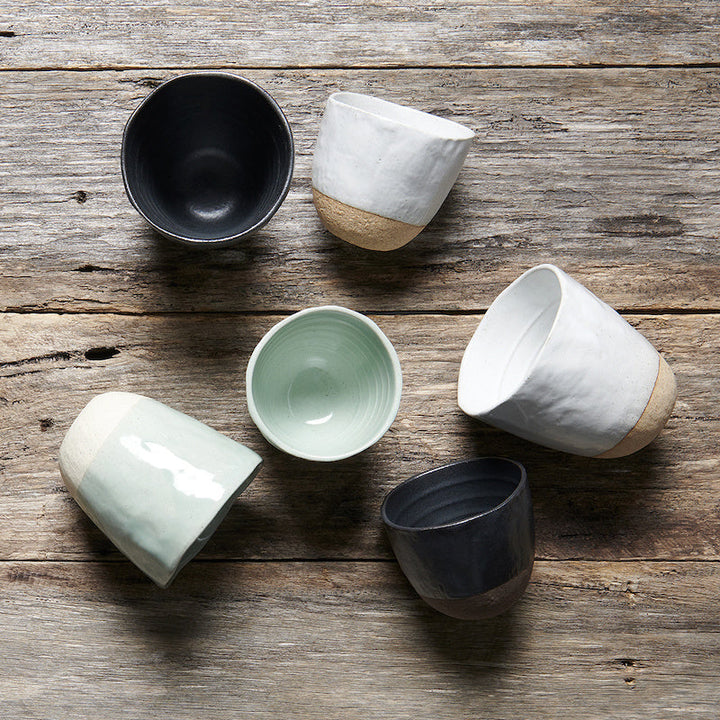Lopsided Mug 275ml Kinoko Mushroom Grey Glaze