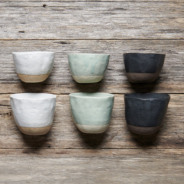 Lopsided Mug 275ml Kinoko Mushroom Grey Glaze