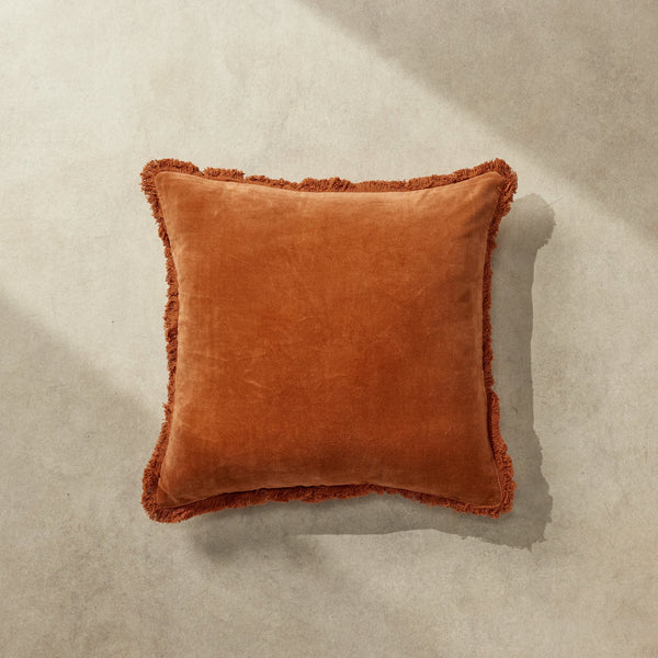 Matilda Cushion Salmon - Few and Far - Cushions