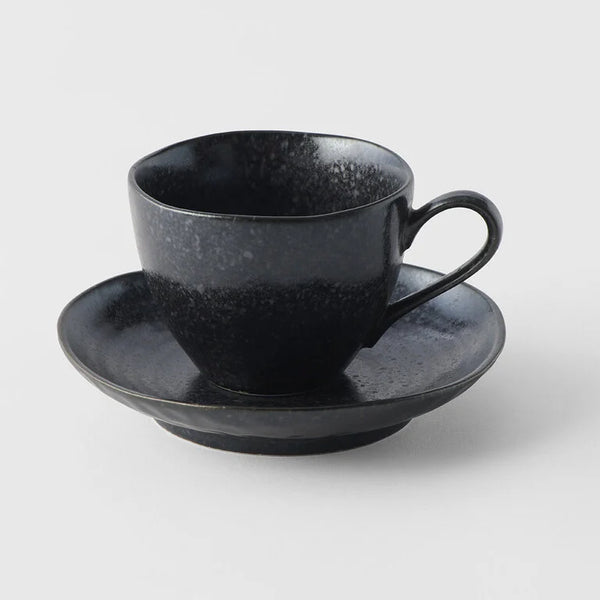 Coffee Cup 190ml / Matte Black Glaze