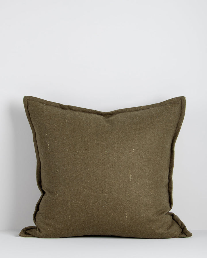 Maximus Cushion Pared-back design and a natural earthy tone gives Maximus a warm, organic look. Crafted from a blend of densely felted wool, this generous cushion offers a balanced, harmonious way of living. Australian Stock Buy at beon.com.au