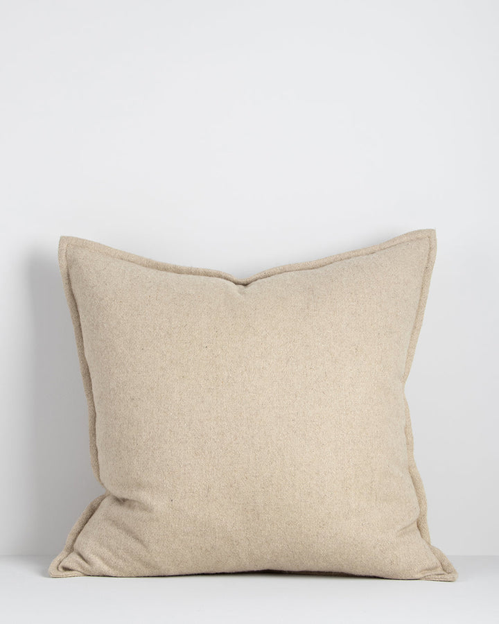 Maximus Cushion Pared-back design and a natural earthy tone gives Maximus a warm, organic look. Crafted from a blend of densely felted wool, this generous cushion offers a balanced, harmonious way of living. Australian Stock Buy at beon.com.au