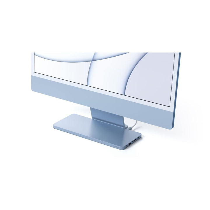 Satechi USB-C Slim Dock for 24” iMac Designed to fit the 2021 iMac (24-inch) exclusively, the Satechi USB-C Slim Dock for 24” iMac provides a built-in enclosure to add external storage to your iMac and convenient access for all your most-loved ports and p