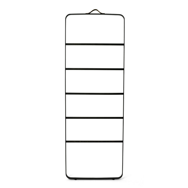 Audo CPH Towel Ladder by Audo Copenhagen - The bathroom series features light, consistent lines with rounded bases, embodying subtle sophistication. The Towel Ladder serves as a versatile, casual furniture piece designed to hold towels and bathroom essent