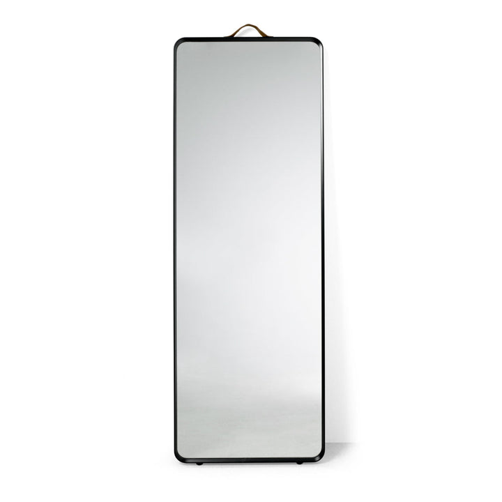 Audo CPH Norm Floor Mirror by Audo Copenhagen - What distinguishes NORM from other skilled designers is evident in the Norm Floor Mirror. This mirror exemplifies perfect balance—combining elegant simplicity, striking presence, and meticulous craftsmanship