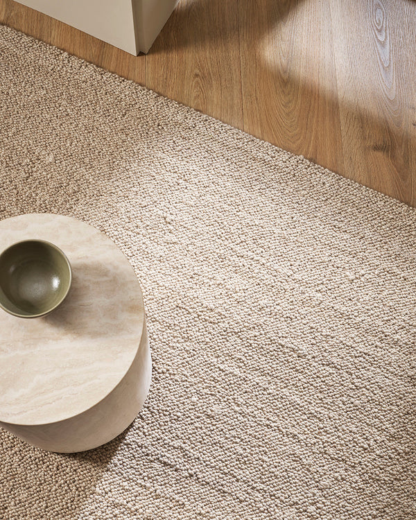 Mt Somers Floor Rug A visual and textural delight, Mt Somers strikes the perfect balance between statement piece and casual simplicity. Featuring a tight, popcorn-style weave, this rug looks impressive and feels equally as divine underfoot. Crafted by art