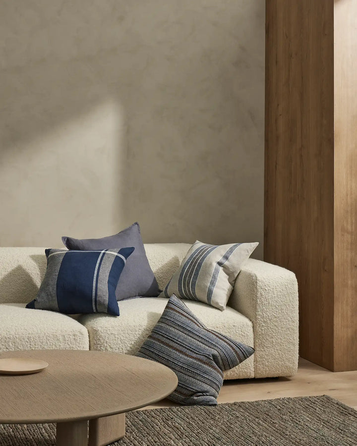 Como Smoke Linen Cushion - Premium Quality Elevate your space with Como Smoke, a stylish grey linen cushion crafted from the finest European fabric.