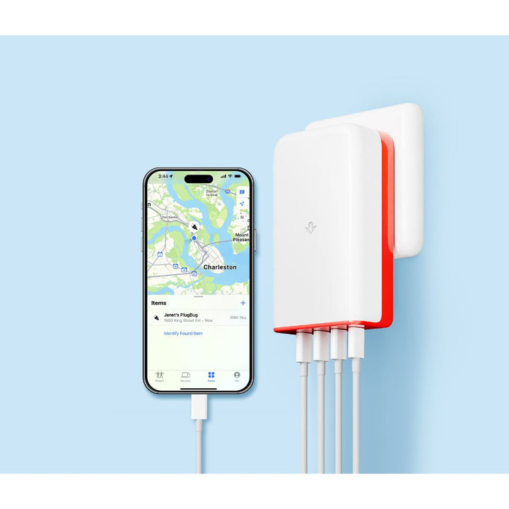 Twelve South PlugBug with Find My: Travel Charger