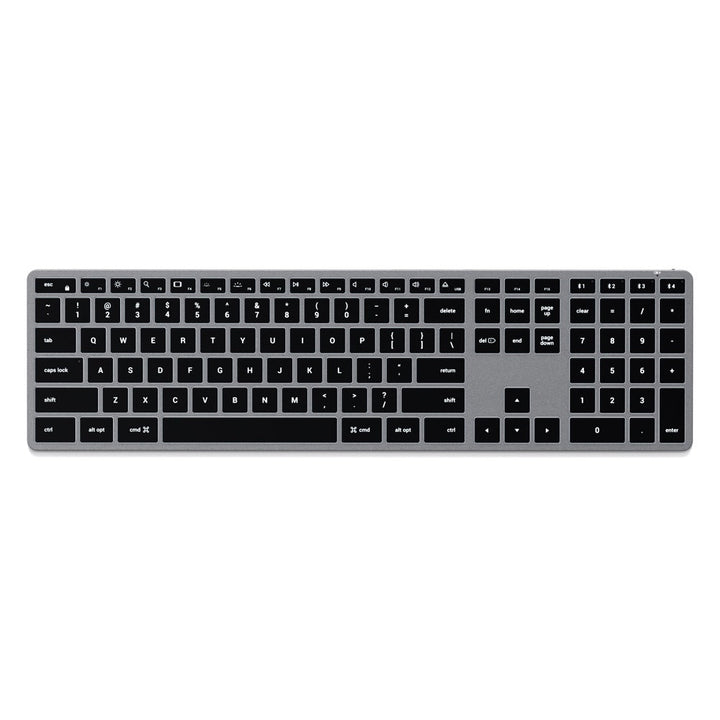 Satechi Slim X3 Bluetooth Backlit Keyboard (Space Grey) All the features you love in one slim and compact keyboard. Satechi’s Slim X3 Bluetooth Backlit Keyboard is the perfect accessory to your modern desk space, allowing you to work with ease wherever cr