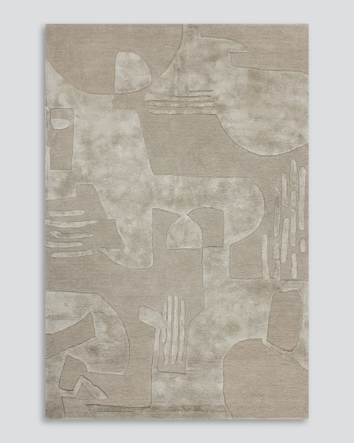 Paolo Floor Rug Bring modern, sculptural style to your space with the visual beauty of our Paolo floor rug. Inspired by brutalist forms, this luxurious floor rug creates dramatic spaces with its distinctive patterning and soft underfoot texture. Handtufte