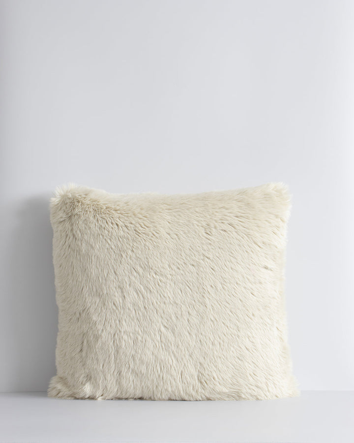 Pele Cushion Relax into the soft, plush pile of Pele faux fur. Crafted from dense strands of fur in a rich seaweed tone, these sumptuous pieces are designed to add a tactile, cosy aesthetic to your space. Irresistible to both look at and touch, this colou