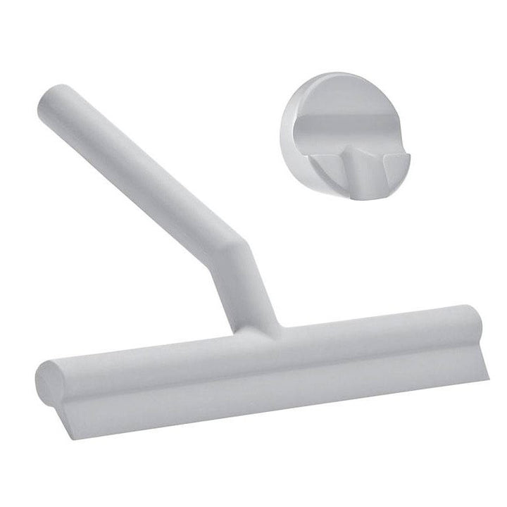 Shower Wiper Squeegee with 3M Holder, Soft Grey