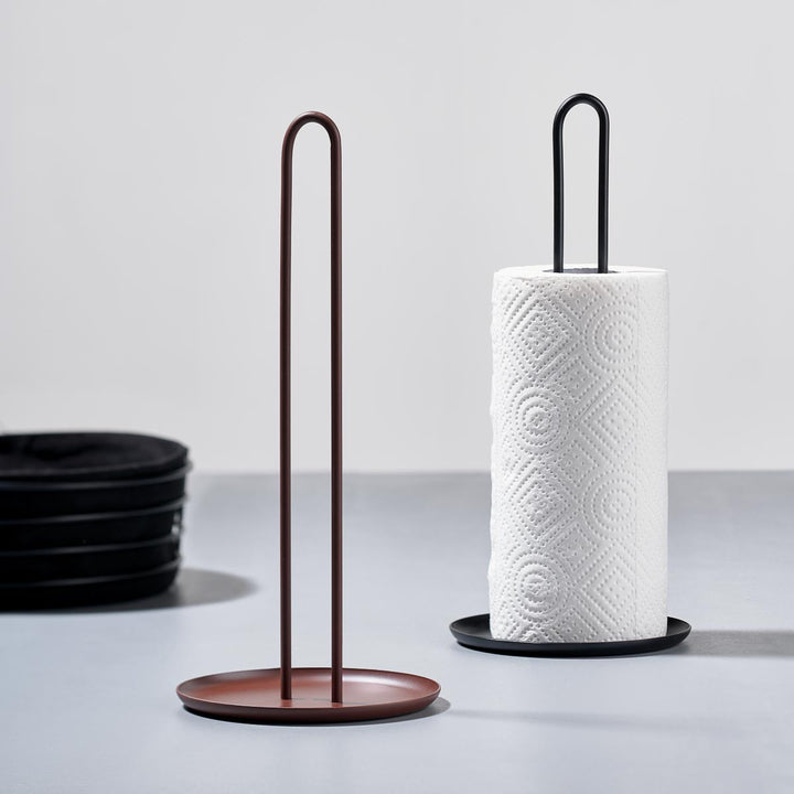 Kitchen Roll Holder/Paper Towel Holder, Warm Grey