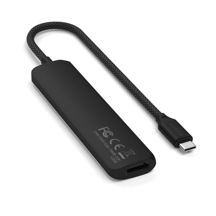 Satechi 6-in-1 USB-C Slim Multiport Adapter Black