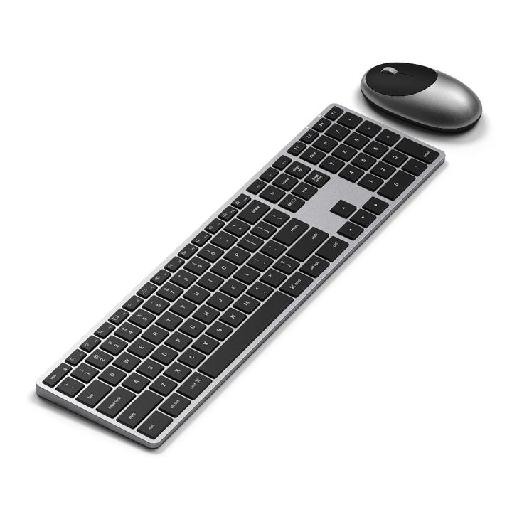 Satechi MX3 Keyboard and Mouse Combo The Satechi Slim X3 Bluetooth Backlit Keyboard and M1 Wireless Mouse complement each other perfectly, creating a modern and efficient bundle for a seamless user experience. Specially designed for Apple devices, the Sli