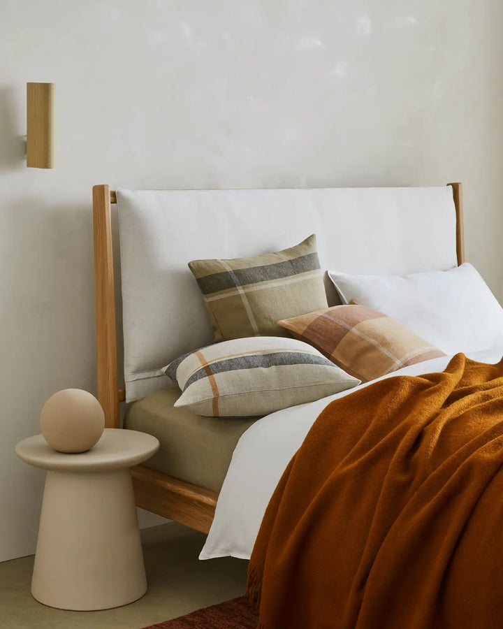 Dante Caper Aero finished and soft to touch, Dante is a superb linen addition that will add a pop of lineal interest with the flexibility to be a feature, or a timeless companion pattern.Made from luxurious European linen, Dante Caper is a soft green, tra