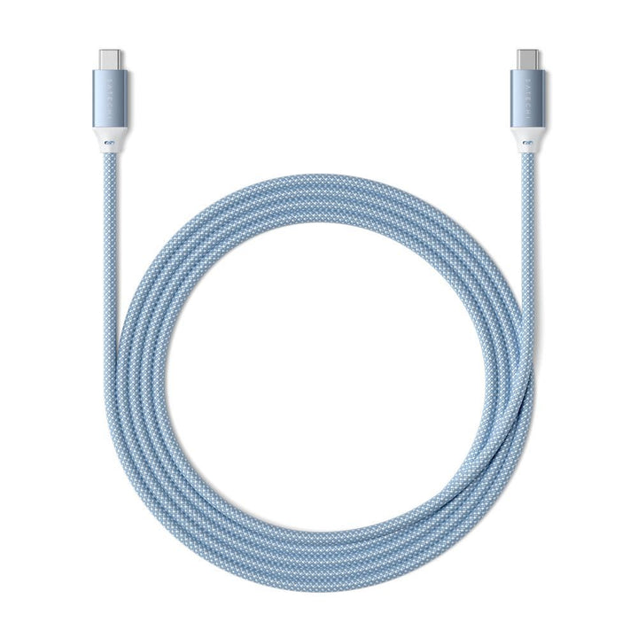 Satechi USB-C to USB-C 100W Charging Cable - 2m The Satechi USB-C to USB-C Charging Cable is your high-speed charging solution for Type-C devices. Featuring reversible USB-C connectors on each side, the cable fully supports Power Delivery and data transfe