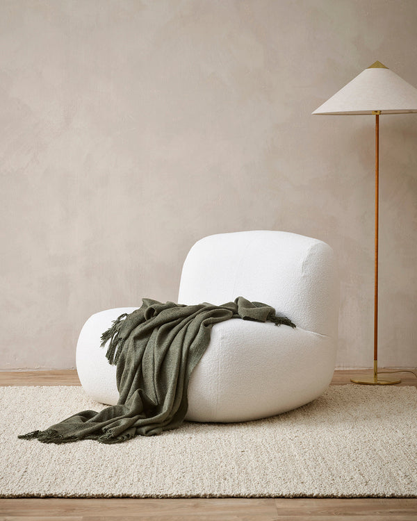 Richmond Dark Olive Throw