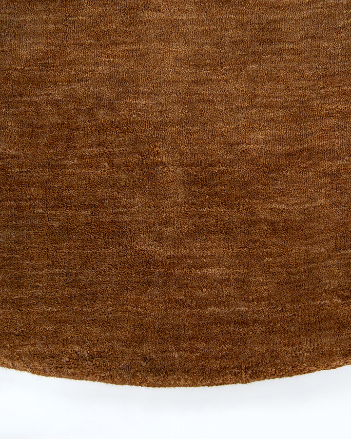 Sandringham Pecan Round Floor Rug Baya