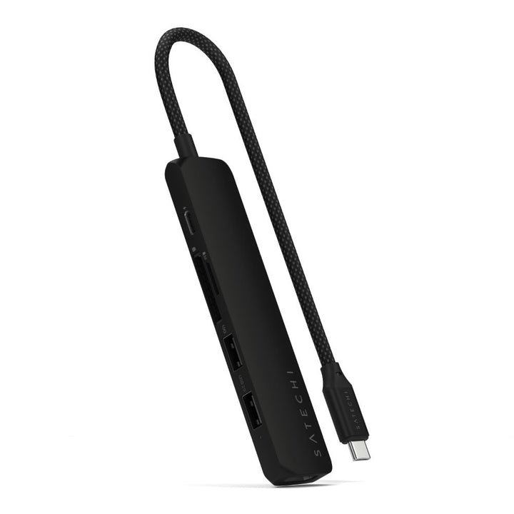 Satechi 6-in-1 USB-C Slim Multiport Adapter Black