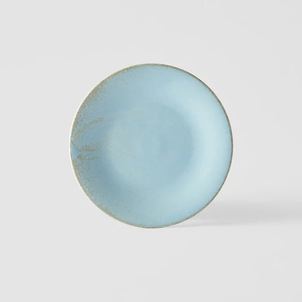 Tapas Plate 17cm / Soda Blue Glaze