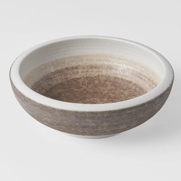 Thick Edge Bowl 17cm / Swept Earth Glaze