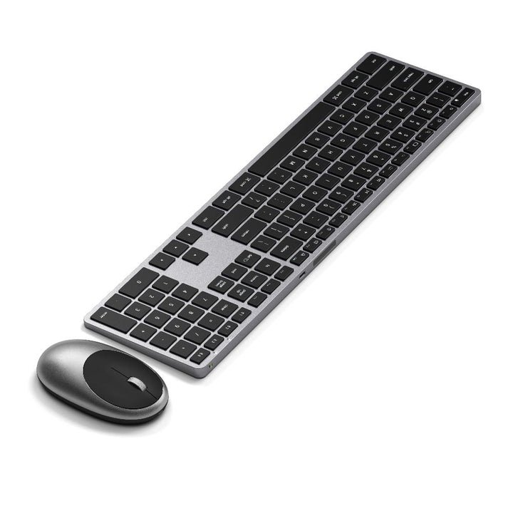 Satechi MX3 Keyboard and Mouse Combo The Satechi Slim X3 Bluetooth Backlit Keyboard and M1 Wireless Mouse complement each other perfectly, creating a modern and efficient bundle for a seamless user experience. Specially designed for Apple devices, the Sli