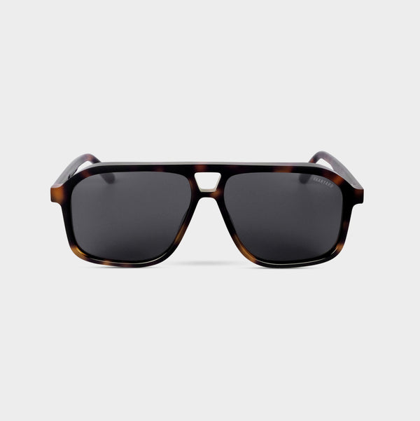 Vaanyard GRAVITY. Newtown Tort Gloss | Grey Sunglasses